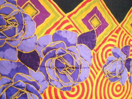 LANVIN Paris, Seidenfoulard, Seidentuch, 60er/70er Jahre