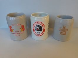 Bierkrüge Brauerei Baumberger, Langenthal