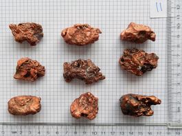 9Stück Kupfer Nugget USA       Kupfernugget