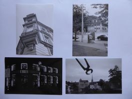 4 x schwarz-weiss Foto, Stadt Zürich, +, - A5, neu