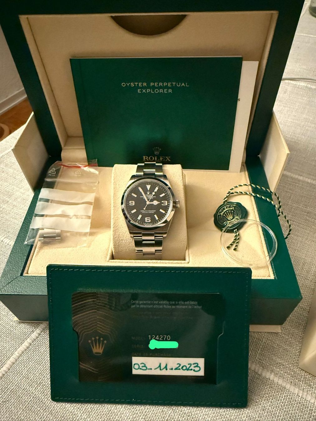 Rolex Orologi: Rolex Explorer 36 Ref. 124270 Like New Full Set – Usato da Erlenbach ZH venduto da pol30