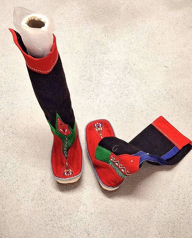 Herrenschuhe: Tibetische Filzstiefel – Neu (gemäss Beschreibung) aus Zeiningen von Nandolino1 1