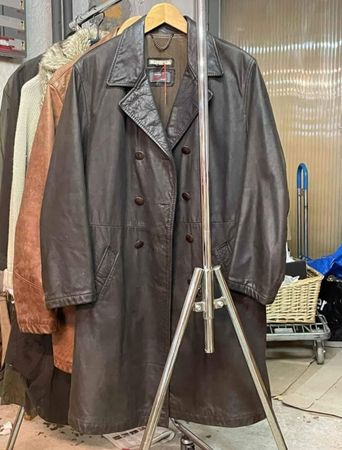 Manteau en cuir Stewart taille M, vintage!
