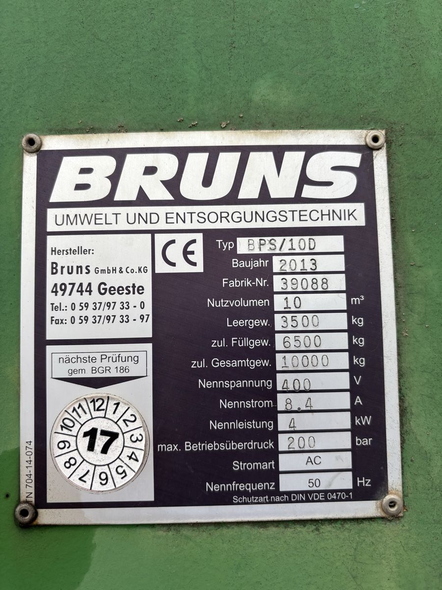 Altro per Ufficio & Commercio: Pressmulde elektrisch – Usato da Niederbipp venduto da mal_wq8k 8