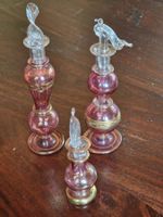 3 kleine orientalische Parfumflacons