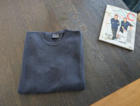 Pelikamo Pullover Blau, Grösse M, Made in Italy
