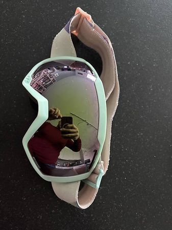 Masque ski/snowboard fille incurvée taille 12/14 ans