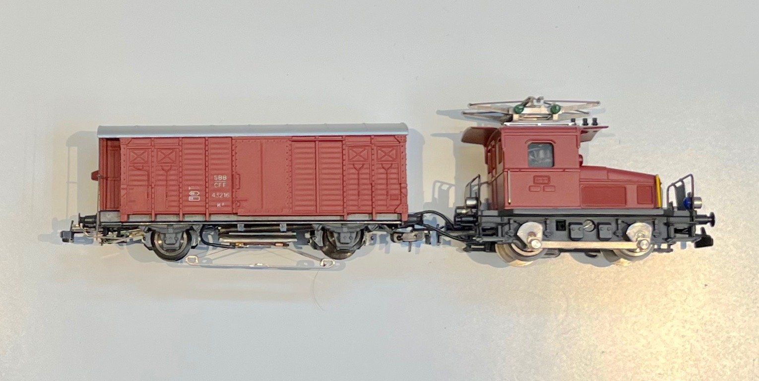 Hag Trains électriques: HAG Te 2/2 Wechselstrom mit Telexkupplung – Neuf (Voir description) à Bleiken par hbw45