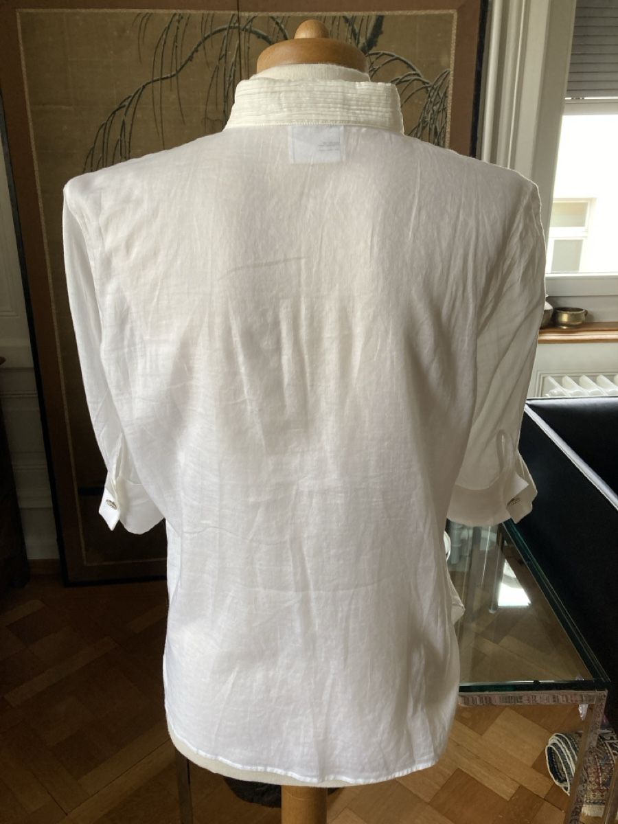 Chanel Blusen: Traumhafte Chanel Sommer Bluse, FR38, Baumwolle Seide – Gebraucht aus Zürich von elegantissima 5