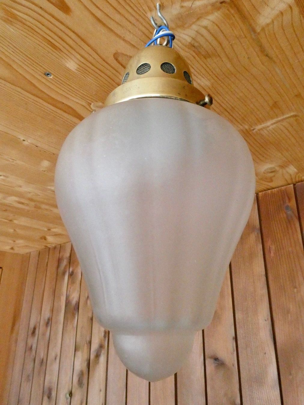 Kronleuchter & Deckenlampen: Original Jugendstil-Hängelampe – Gebraucht aus Lüchingen von Eeizo 1