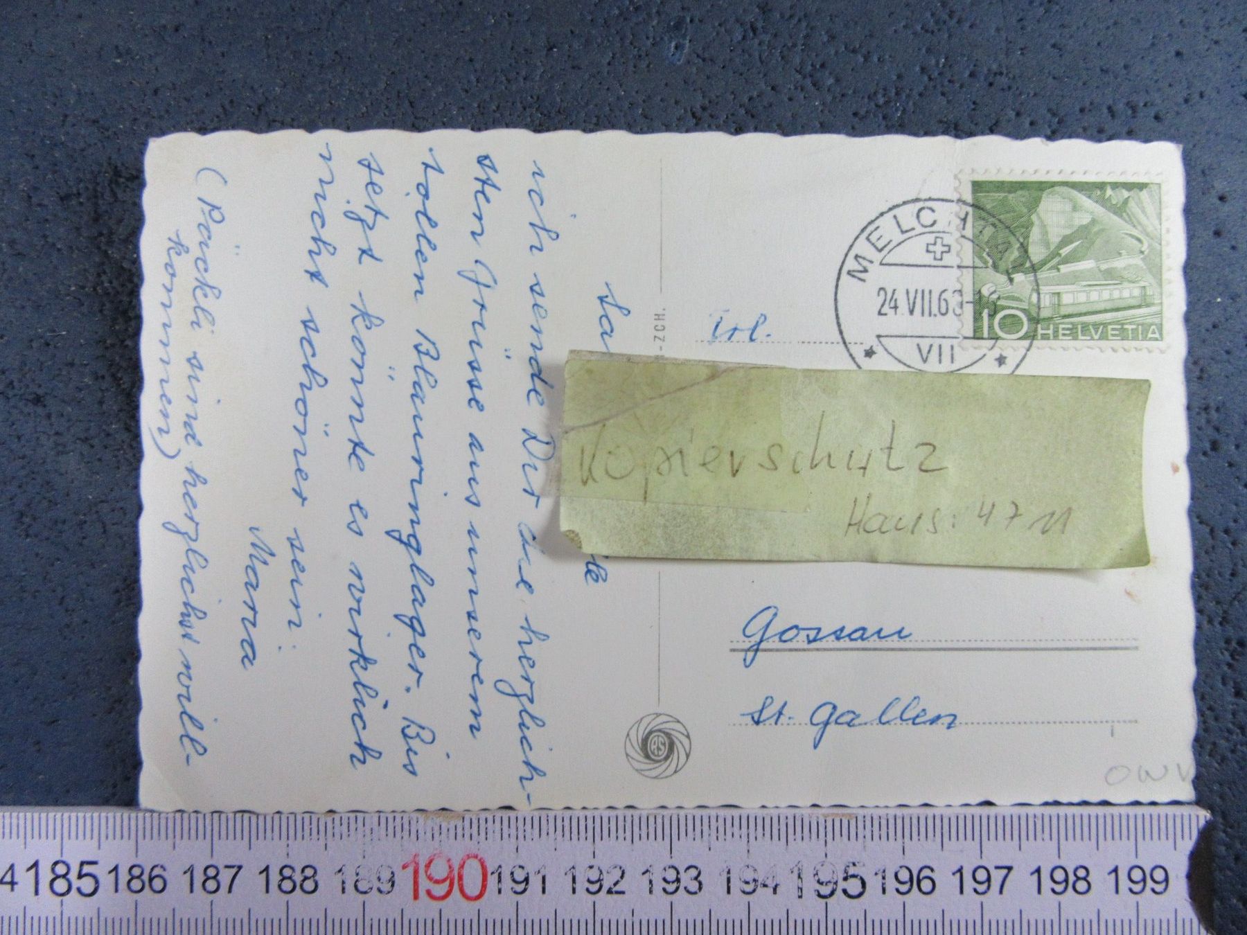 Cartes postales: MELCHTAL 1968 AK ONW – D'occasion à Ettingen par Hausi4711 1