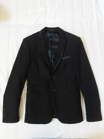 schöner Blazer/Sakko von Zara Man schwarz Gr.46(S)  wie neu!