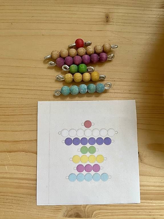 Catenine: kurze Perlenkette nach Montessori – Usato da Stetten AG venduto da kristinabrita 2