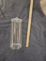Wattepadhalter Kunststoff transparent runder Behälter