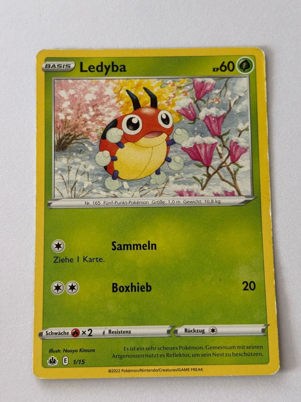 Pokémon Carte collezionabili: Pokemon-Karte Ledyba 1/15 – Usato da Herisau venduto da Seyashop1