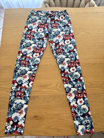 Pantaloni leggings YamamaY fantasia floreale taglia S