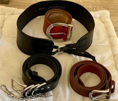 Lot de ceintures, tailles diverses, parfait pour l'été!