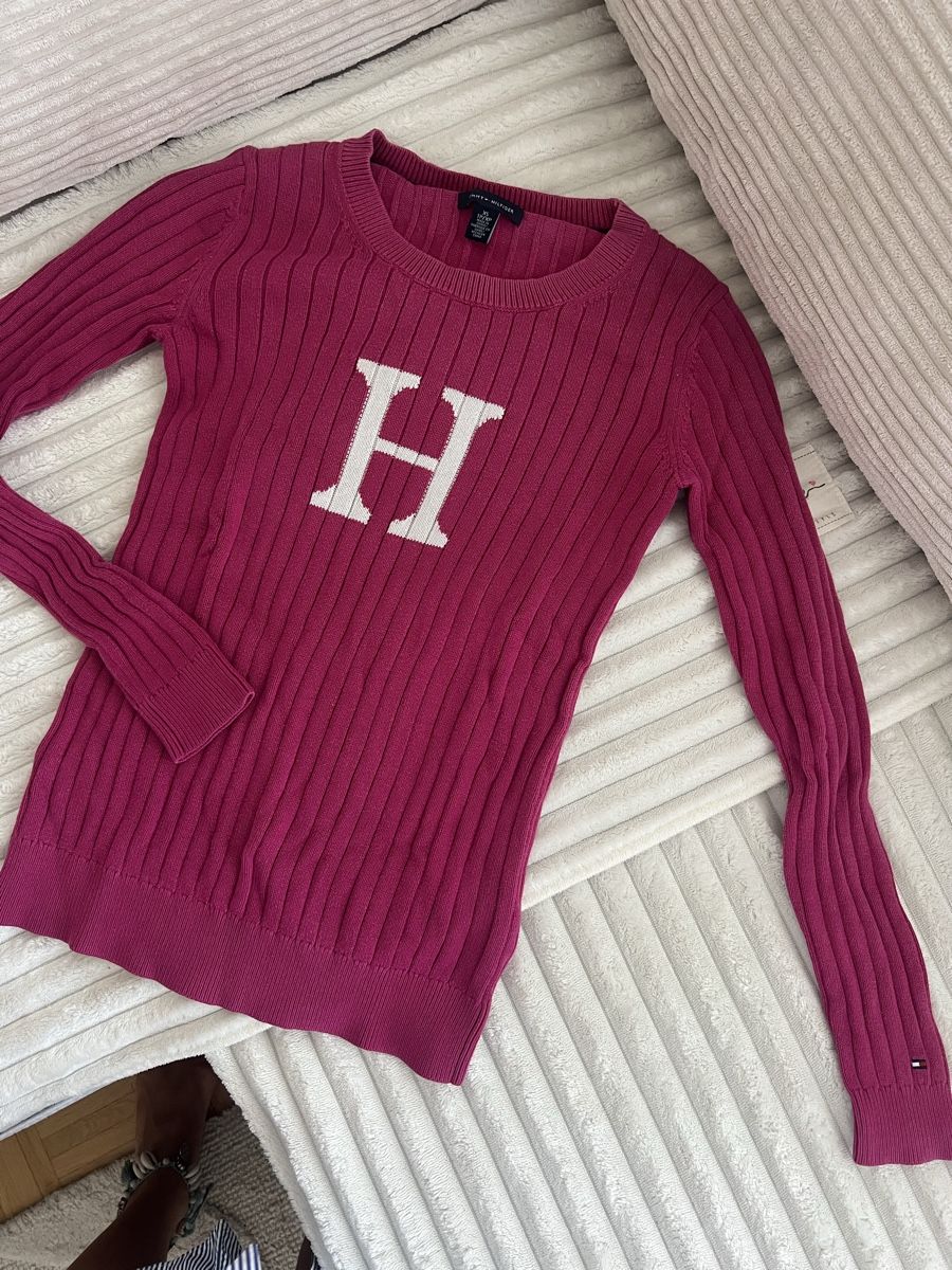 Tommy Hilfiger Maglioni & Felpe: TOMMY HILFIGER STRICKPULLOVER PINK GR XS – Usato da Basel venduto da theo-g77