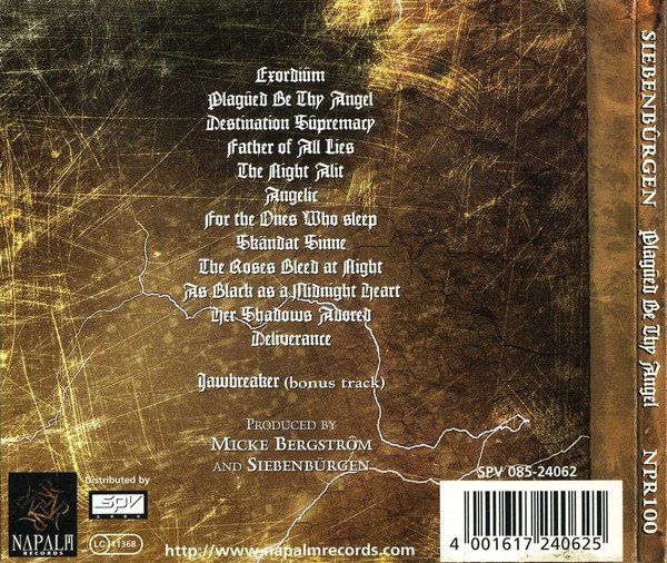 CD: Siebenbürgen - Plagued Be Thy Angel (Limit. Digipack + Bonus – Nuovo (secondo la descrizione) da Uzwil venduto da visions77 1