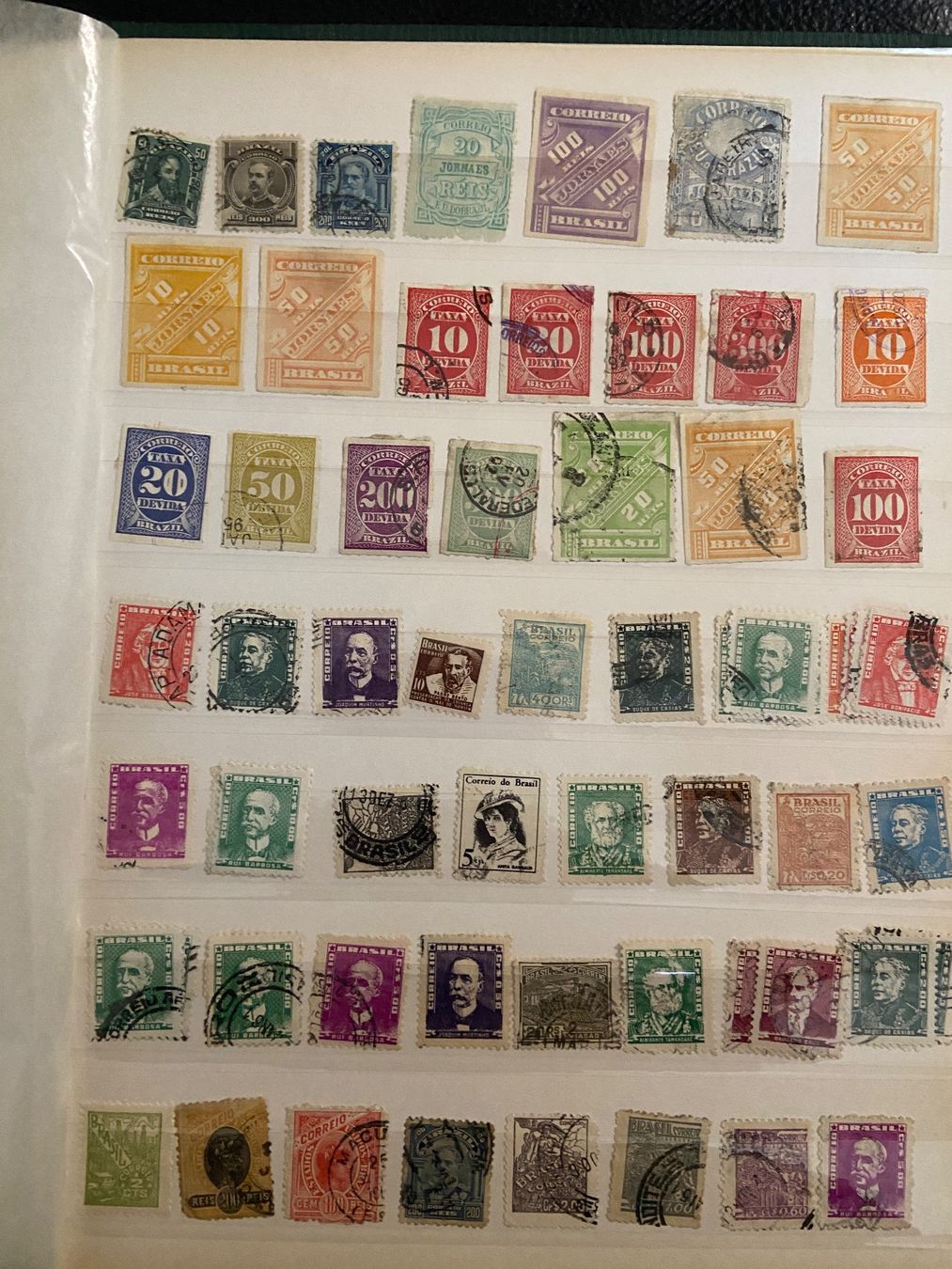 Tutti i francobolli: timbres Brazilian 6 pages – Usato da Collex venduto da RCXGJ 2