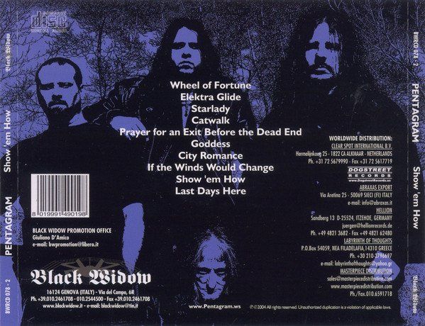 CD: CD Pentagram - Show'em how (2004) – Usato da Möriken AG venduto da mineralia 1