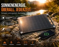 10W Solarpanel USB Ladegerät für Camping & Outdoor