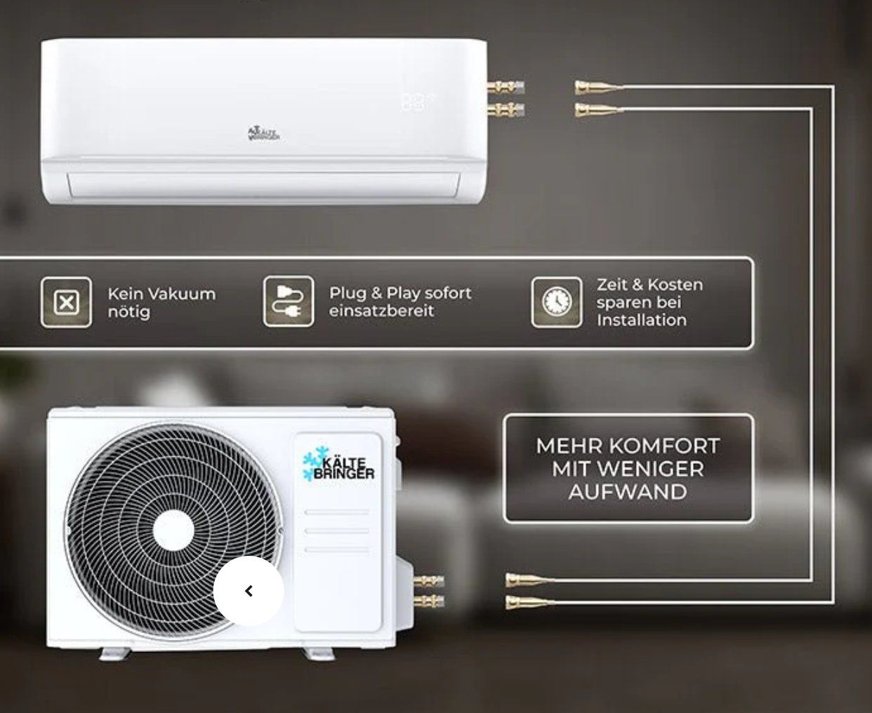 Condizionatori: Kältebringer® Split Klimaanlage Quick Connect 18.000 BTU – Nuovo (secondo la descrizione) da Sennwald venduto da fat_tony66 1