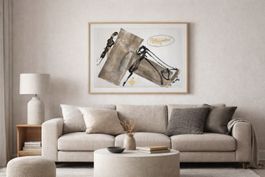 Antoni Tàpies–Original-Litho, handsigniert, Erker Galerie