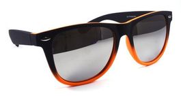 Verspiegelte Bicolor Wayfarer Sonnenbrille matte SBU1028ORG