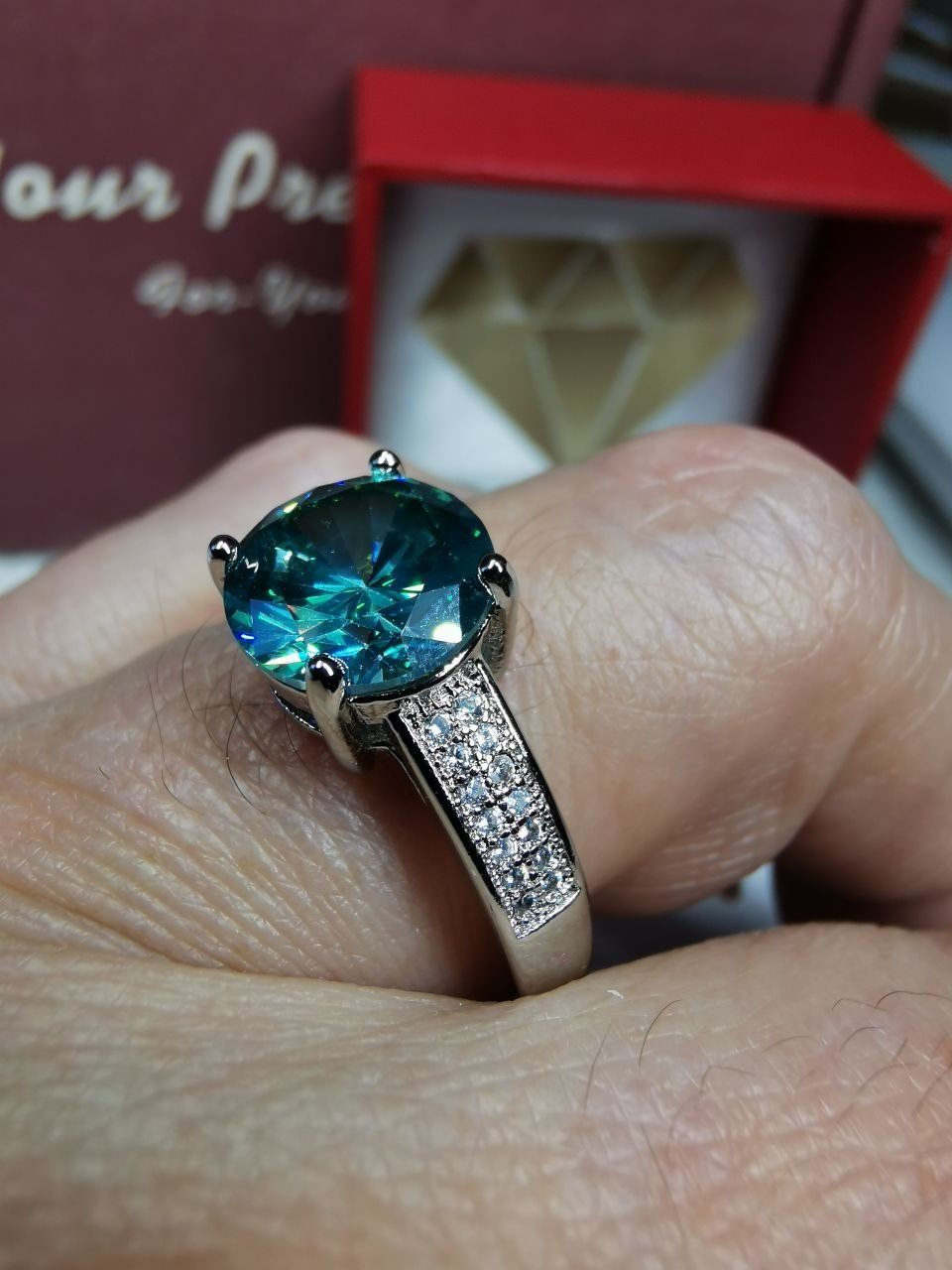 Anelli: Bague avec zircons – Nuovo e nell'imballaggio originale da Reconvilier venduto da Tsma67 1