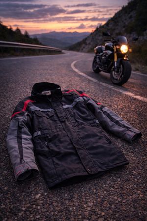 Veste de moto LINSH, taille L-XL