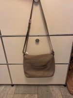 Bree Lederhandtasche beige