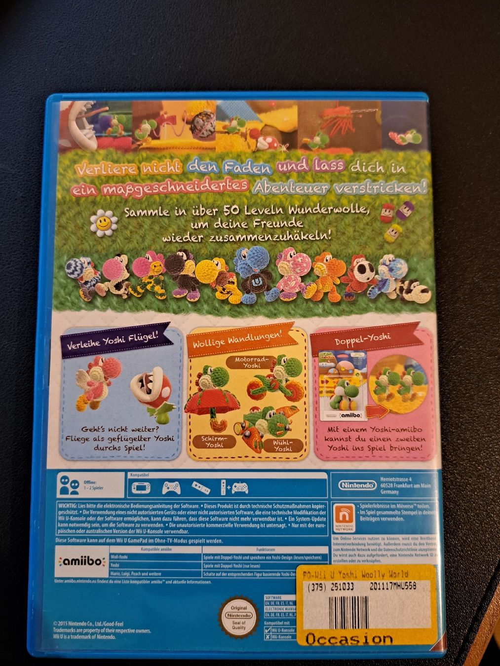 Nintendo Giochi: Yoshi's Woolly World WiiU – Usato da Zürich venduto da Mr.Heli 1