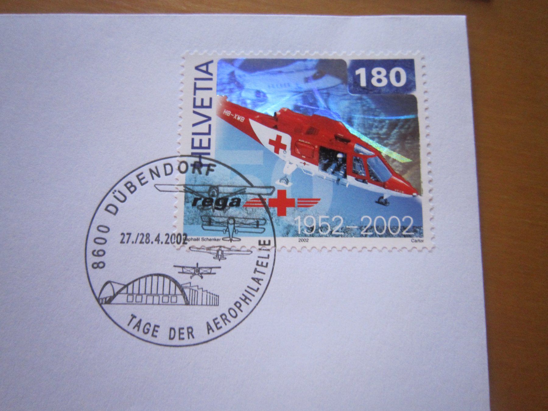 Alle Briefmarken: S2 Schöne Briefe 50 Jahre REGA 2002 – Gebraucht aus Giubiasco von sal_9j6w 5