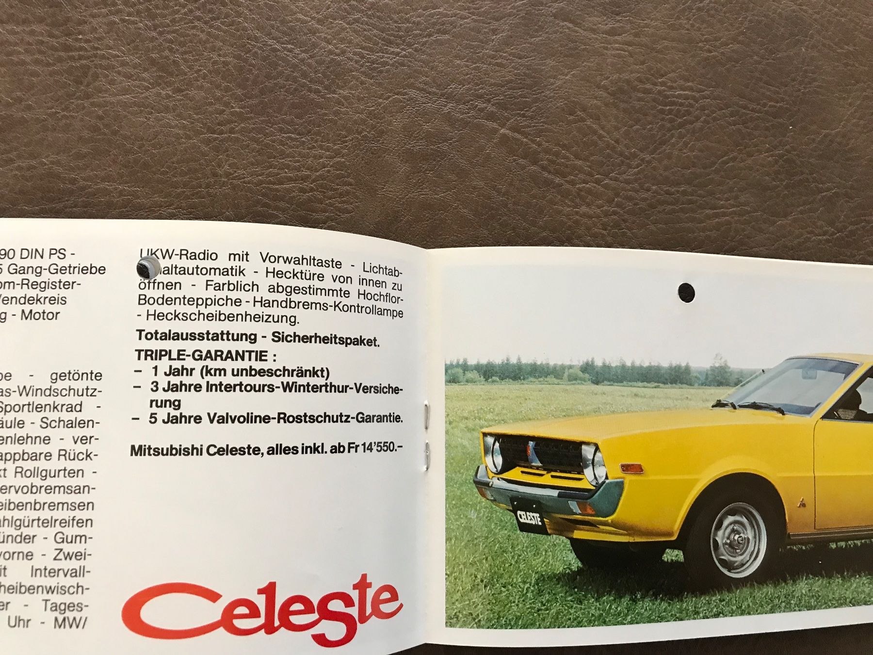 Mitsubishi Documenti: Mitsubishi Prospekt – Usato da Balterswil venduto da Jeko1967 3