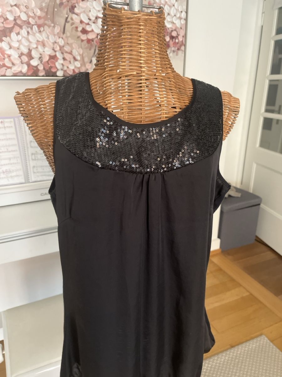 Comma Tops: Top mit Pailletten, Modal, comma, 40 – Gebraucht aus Solothurn von Bobesch08 2