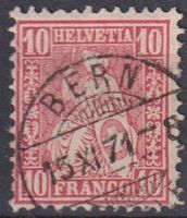 TOOOP+++Sitzende Helvetia 10 Rp. V-O BERN+++