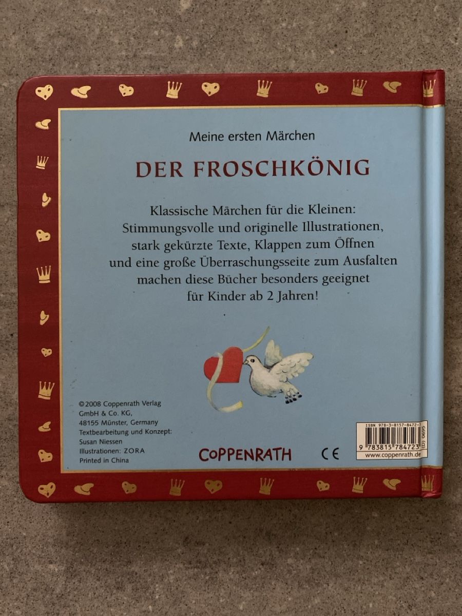 Libri: Der Froschkönig Märchenbuch mit Klappen – Usato da Niederbüren venduto da funkel06 2