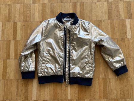 Cocodrillo Bomberjacke Gr. 98 Gold Metallic