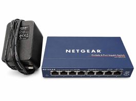 NETGEAR ProSafe GS108  8-Port Gigabit Switch inkl. Netzteil