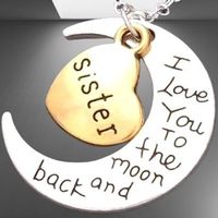 🌙Zeige deine Schwesterliebe mit der "Zum Mond und zurück"💖