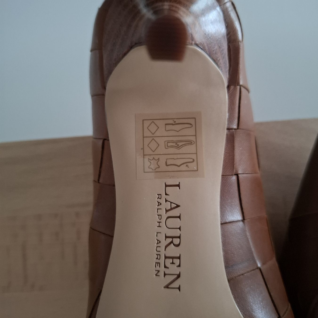 Ralph Lauren Damenschuhe: Ralph Lauren Pumps, Gr. 38 braun, Leder – Neu und originalverpackt aus Emmen von Tigerlady 4