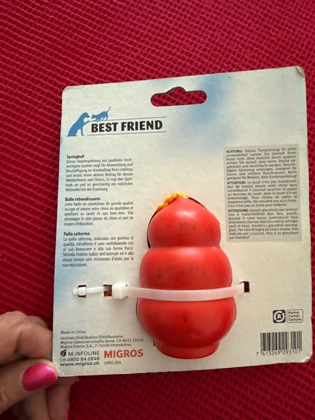 Kabel: NEU***HUNDE-SPRINGBALL***SUPER ALS 🎁 – Neu und originalverpackt aus Zürich von Ceca52 2