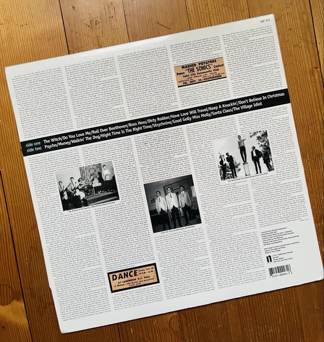 Schallplatten: LP THE SONICS - Here are the Sonics – Gebraucht aus Inkwil von RetrOhyeah_Schweiz 1