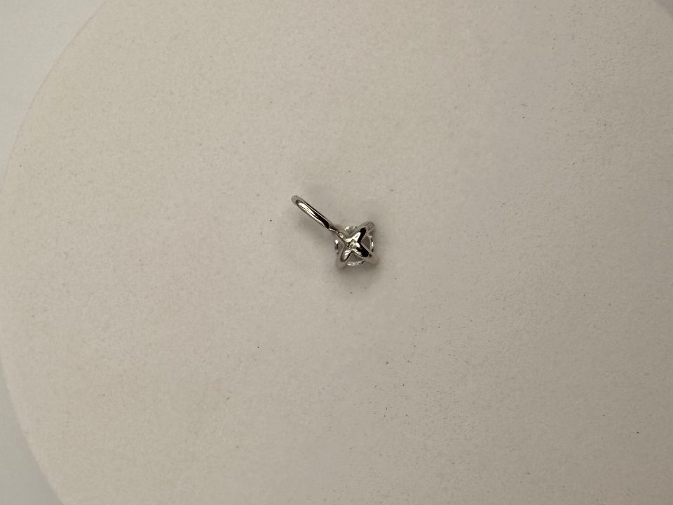 Ciondoli: Solitaire Anhänger Silber 925 Zirkonia – Nuovo e nell'imballaggio originale da Zug venduto da gold.schmuck 1
