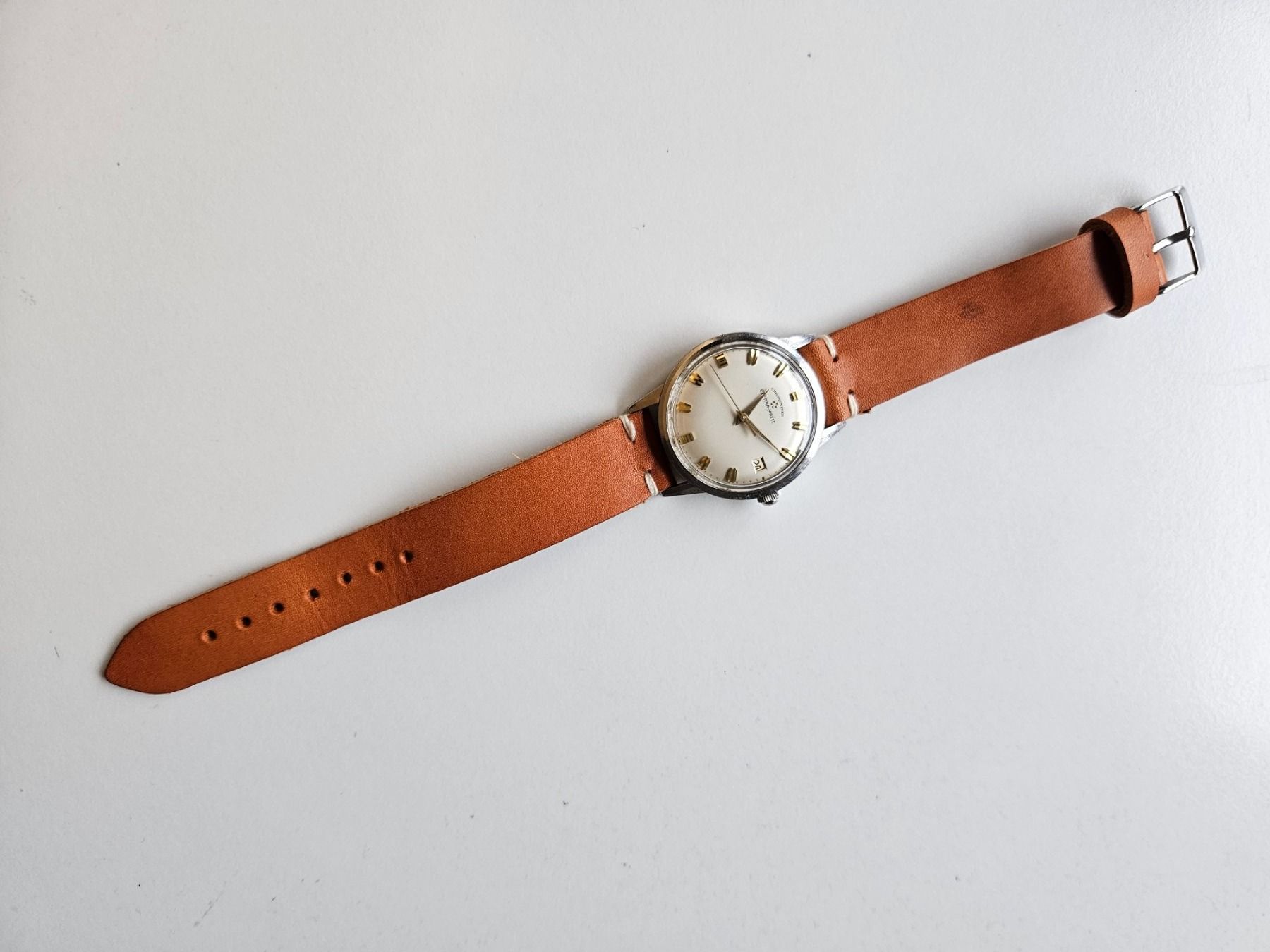 Eterna Orologi: Eterna-Matic Chronometer 1955 Date mit Box – Usato da Berikon venduto da mmm21 4