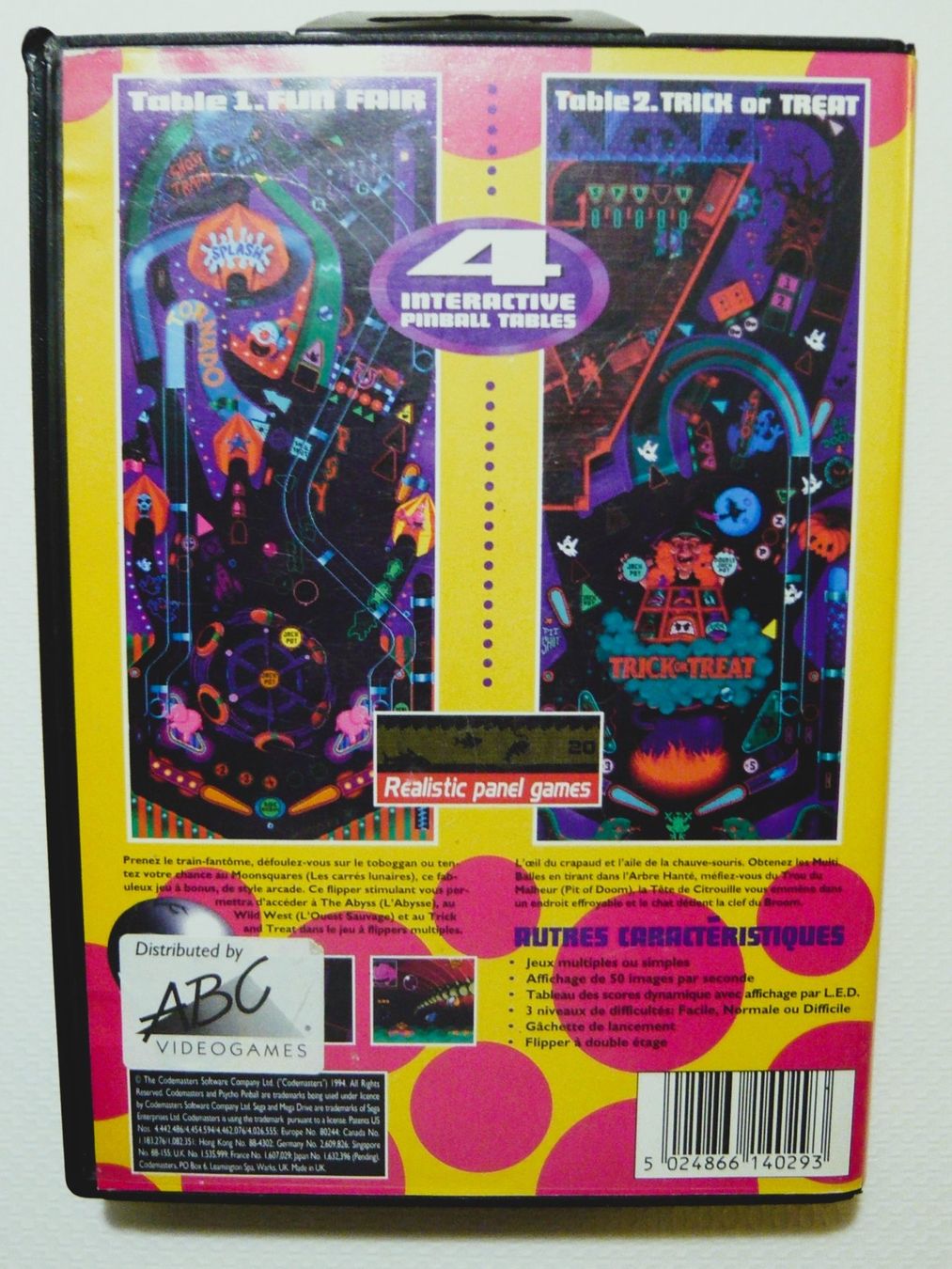 Sega Giochi: Mega Drive : Psycho Pinball ! CIB, Bon état – Usato da Onex venduto da Jaguar1986 6