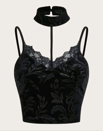 Gothic Samtop Gr S *neu*