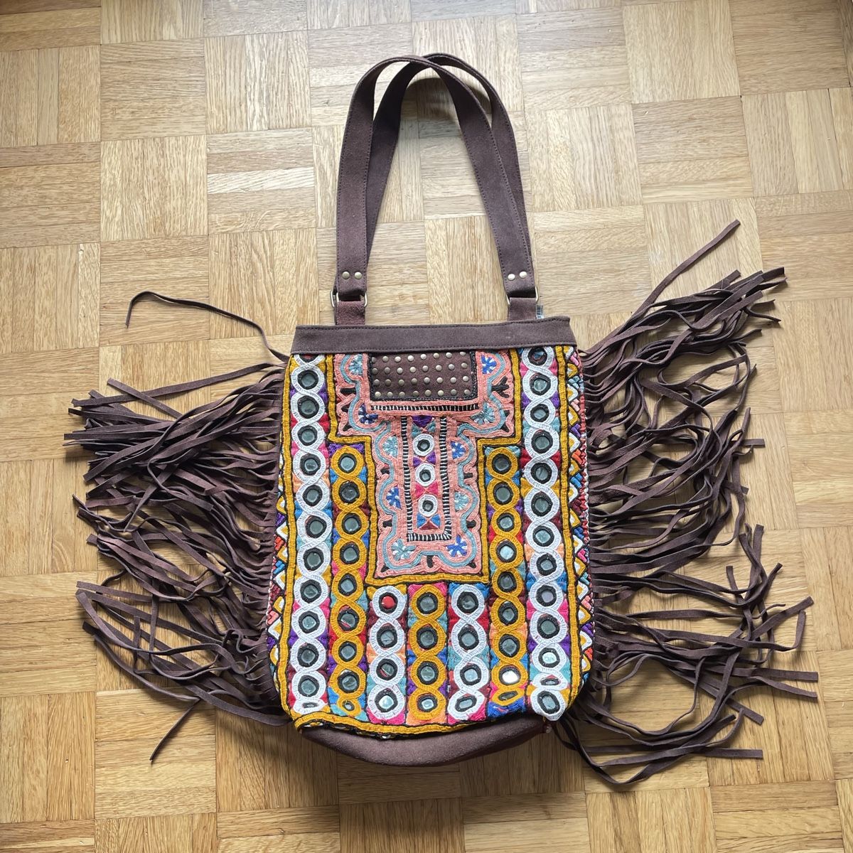 Borse: Boho-Wildledertasche mit Fransen handgefertigt – Nuovo (secondo la descrizione) da Bern venduto da dek_7bjd 1