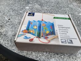 Holz Angelspiel neuwertig